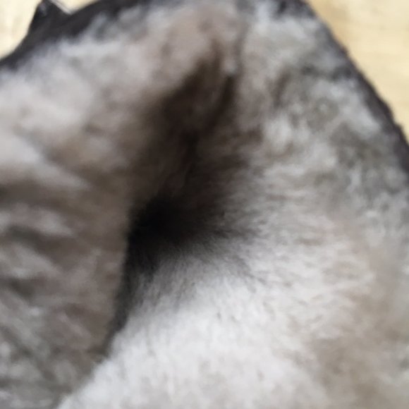 NWT Portolano Brown Suede & Sheerling Mens Gloves - Picture 4 of 4